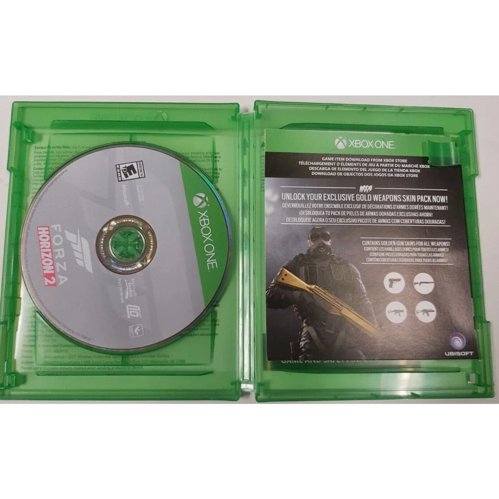 Xbox One Game Bundle: Call of Duty WW2 & Tom Clancy’s Rainbow Six Siege Lot